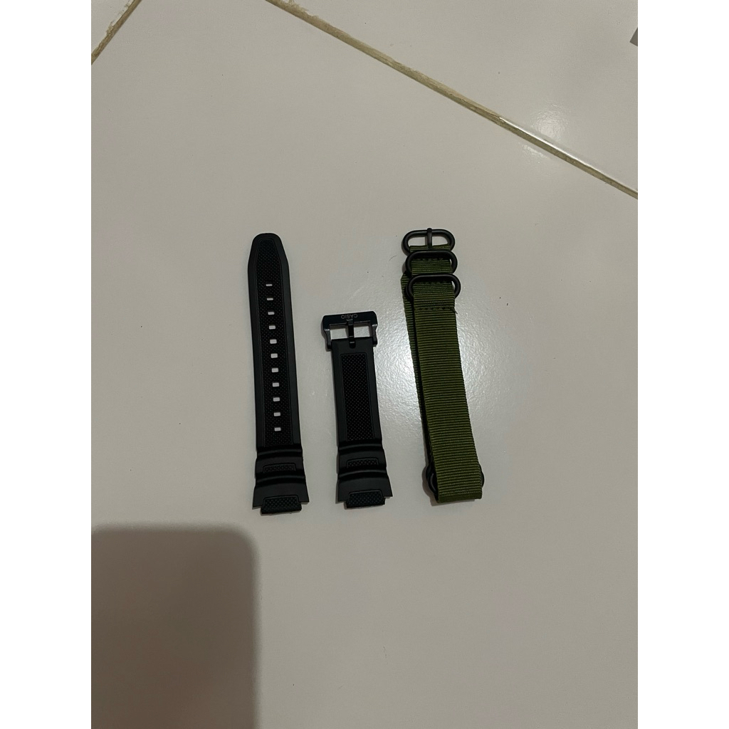 Nato strap 20mm & rubber strap 18mm