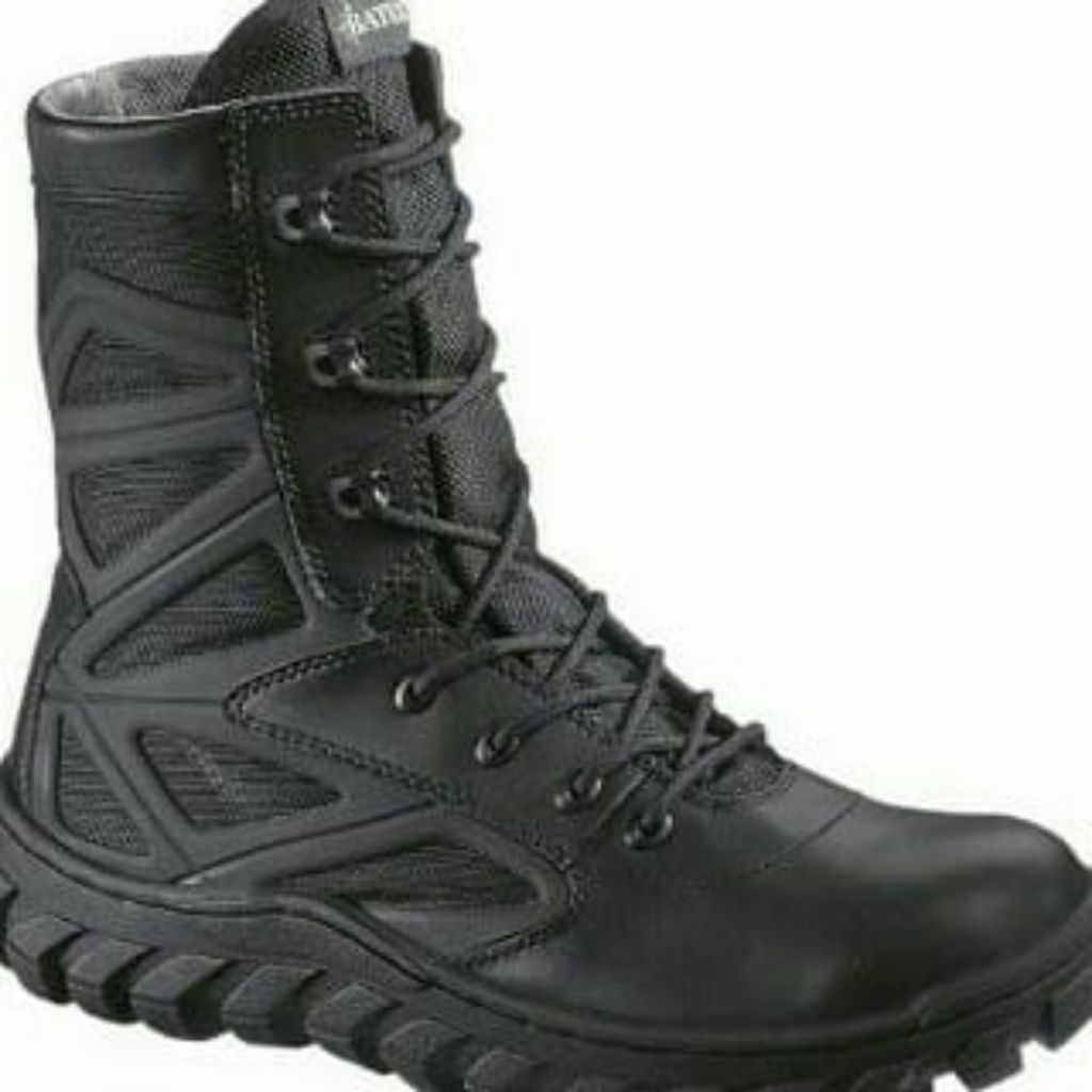 sepatu tactical pdl army boots bates hitam 9inch