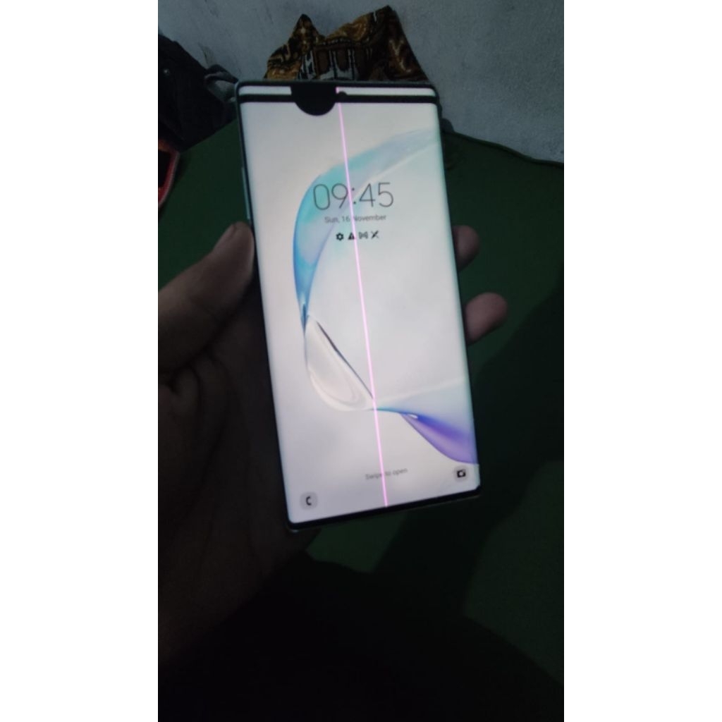 Jual Hp samsung note 10 plus 12/256gb ex inter single sim minus