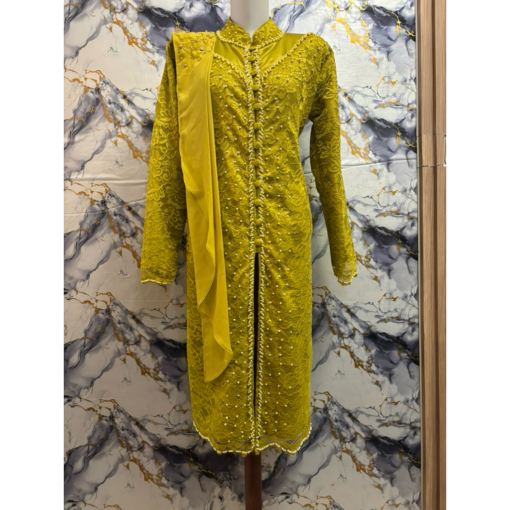 kebaya besan semata kaki/kebaya Ibu hajat/kebaya besan mewah