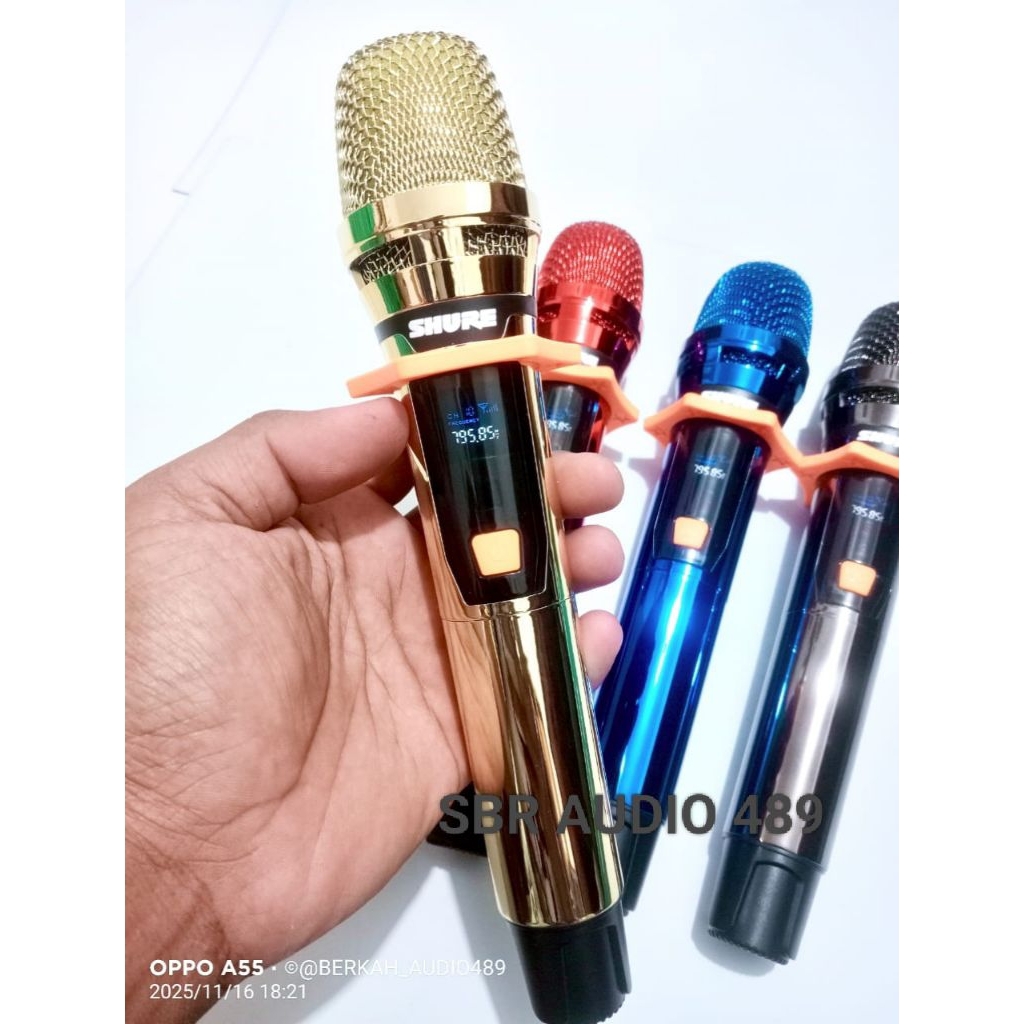 mic tanpa kabel mic bluetooth atau mic wireless mic tanpa kabel SHURE