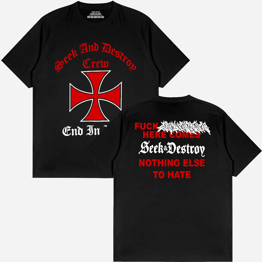 SEEK AND DESTROY CREW - END IN PAIN / KAOS SEEK AND DESTROY / KAOS BAND  / KAOS METAL PUNK HARDCORE