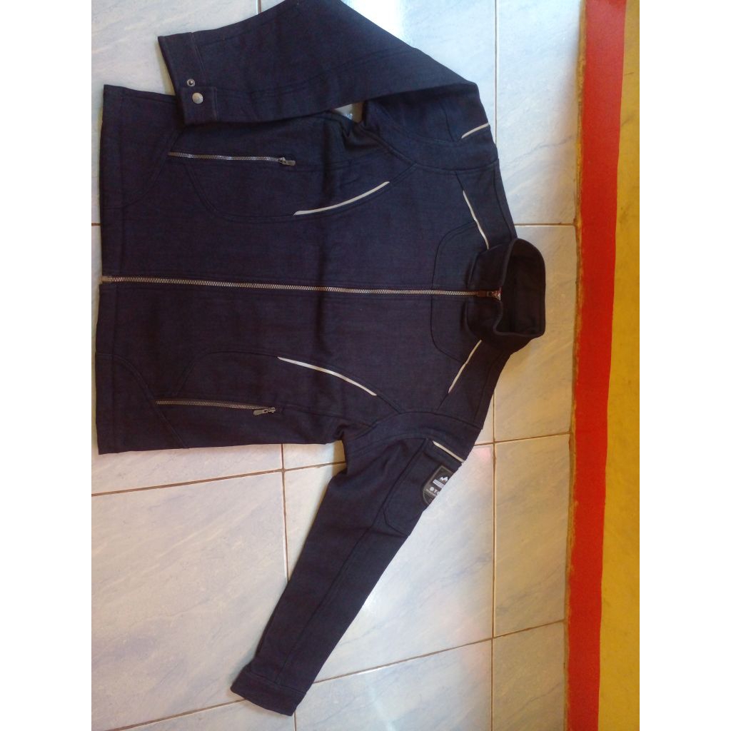 jaket motor safety denim TBUC 100% original