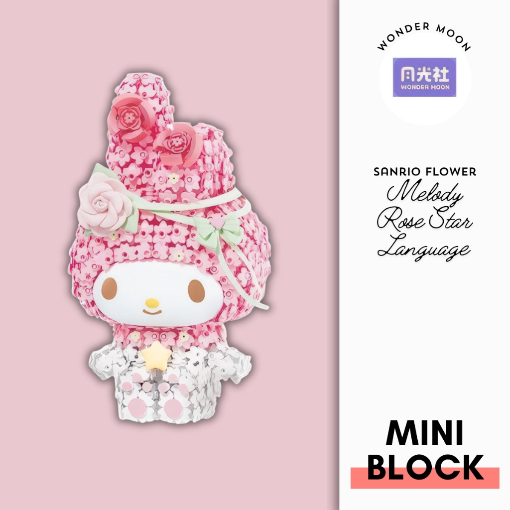 Wonder Moon 803309 My Melody flower bricks series