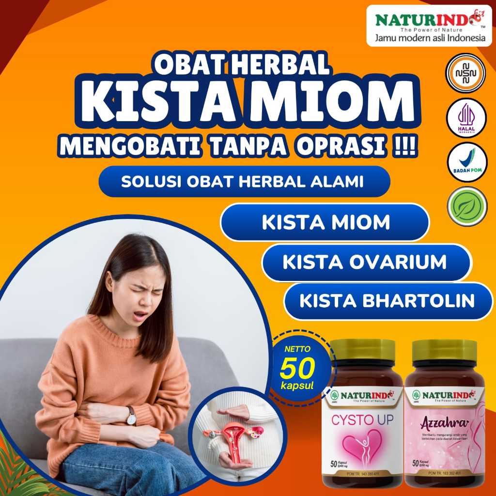 CYSTO UP Obat Kista Miom myom Mioma Kista Bartholin Kista Ovarium Kista Coklat Kista Endometriosis K