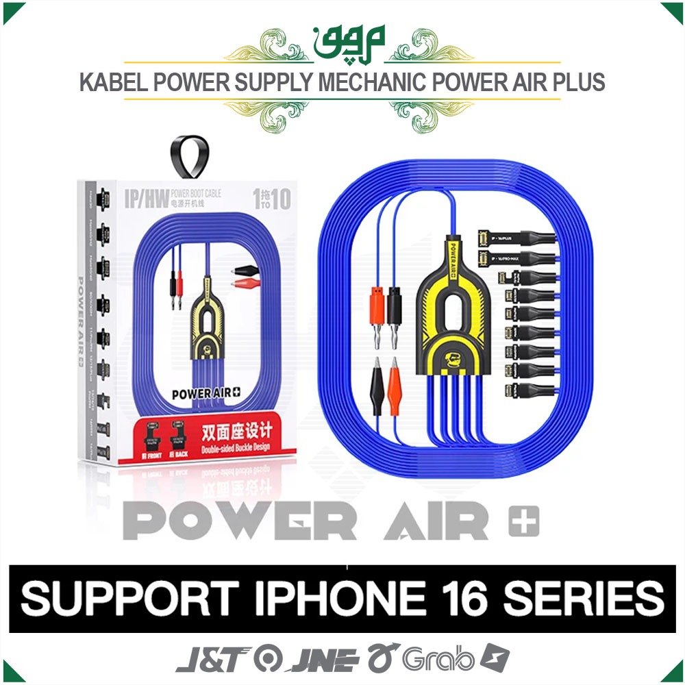 Kabel Power Supply Mechanic Power Plus 8IN1 For Iphone 6-16PM & Huawei / Kabel Power Supply Iphone D