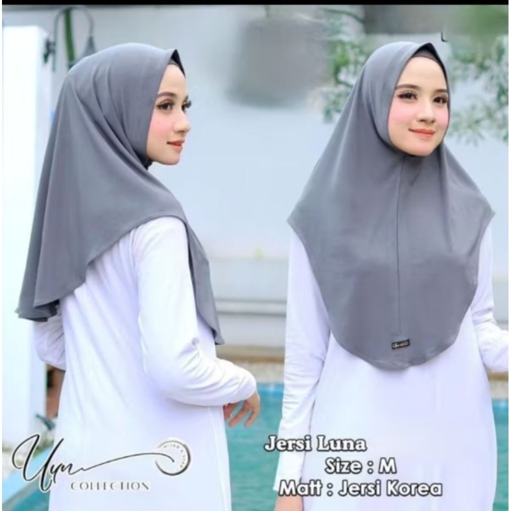 Hijab Uun Polos-Size M (175.000/5Pcs)