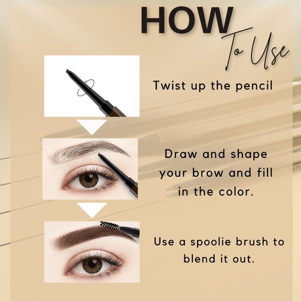 Browit By Nongchat Pro Makeup Flat Eyebrow Pencil