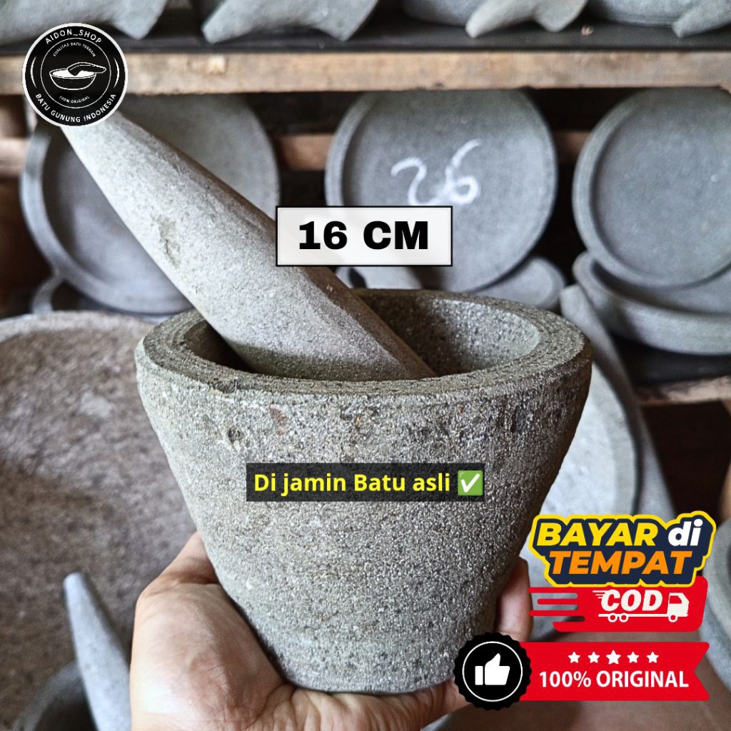 Lesung | Lumpang 16 CM Free Alu