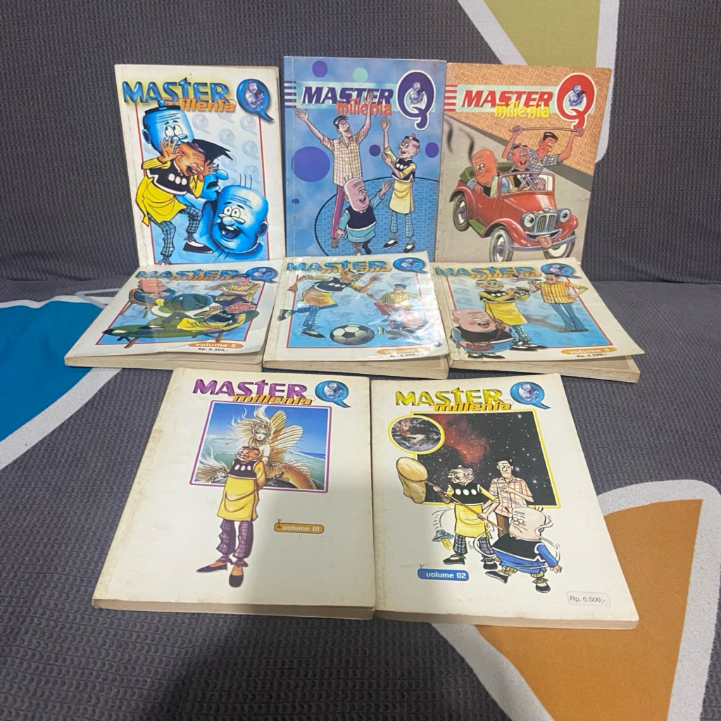 Paket Komik Master Q Millenia Vol 1-8 Set Fulset Fullset Lengkap Mr Q MasterQ