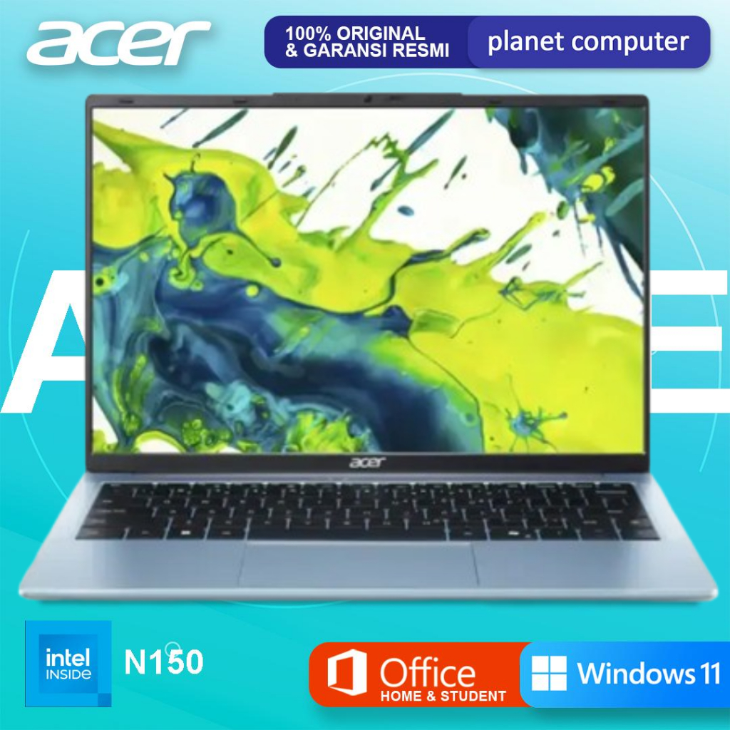 ACER ASPIRE LITE AL14-32P N150 Ram 8GB Ssd 256/512GB W11+OHS+O365 14.0 WUXGA