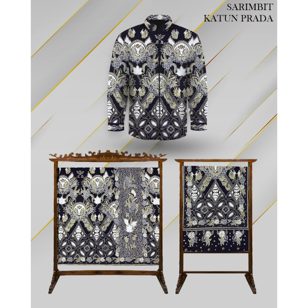 Kain batik tulis sarimbit katun  prada sarimbit batik couple tanmalaka699