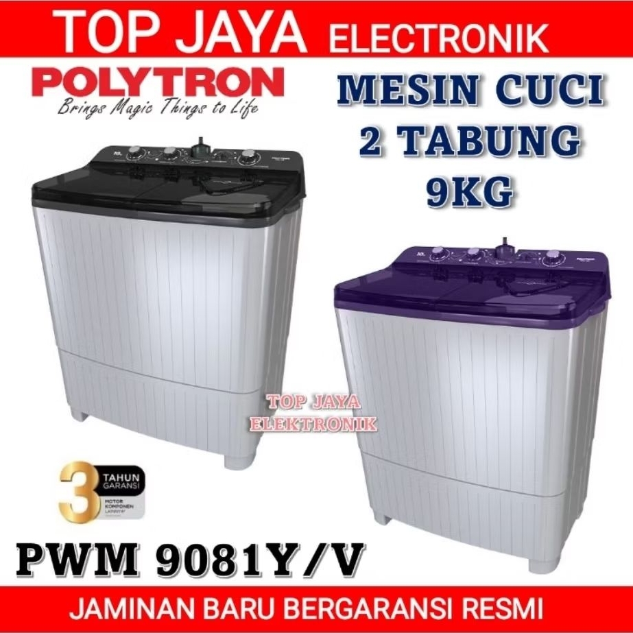 MESIN CUCI POLYTRON 9KG/POLYTRON MESIN CUCI 9KG SERI TERBARU