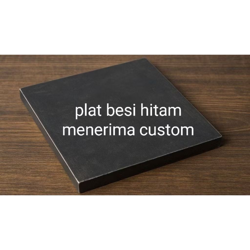 custom plat besi tebal 5mm + lubang. mohon chat terlebih dahulu