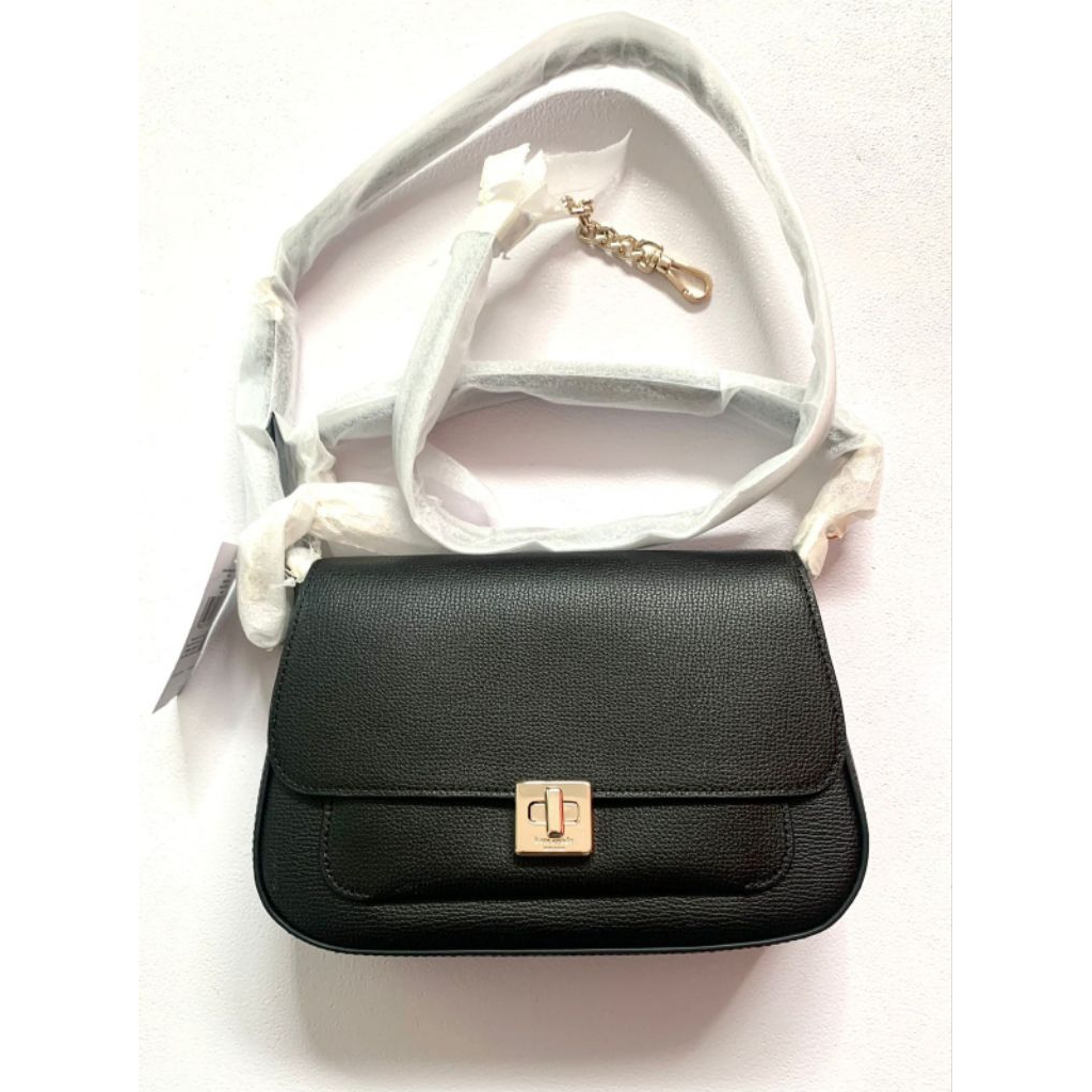 ks PHOEBE SMALL FLAP CROSSBODY BLACK n