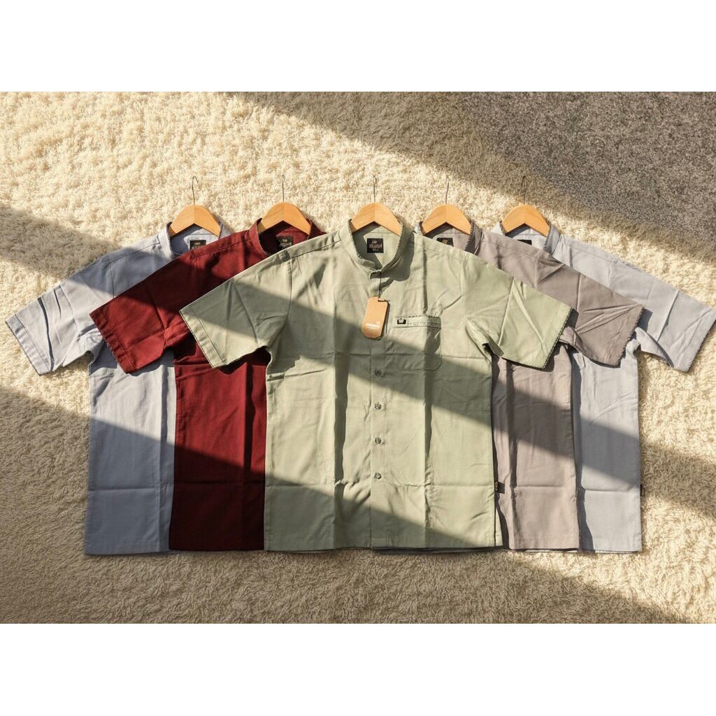 Arzun Baju Koko Premium Casual Slimfit Lengan Pendek