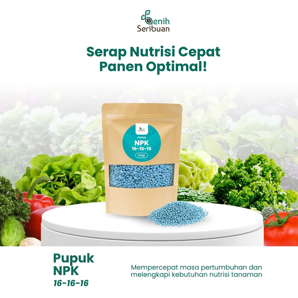 Benih Seribuan - Pupuk Npk Cap Tawon 161616 500Gr Pasti Diskon