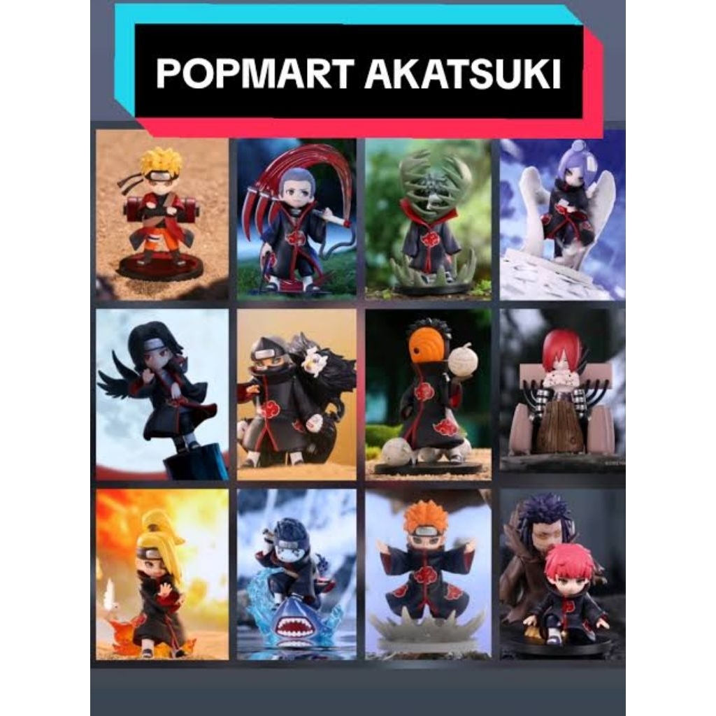 Pajangan Figur PM X Naruto Akatsuki
