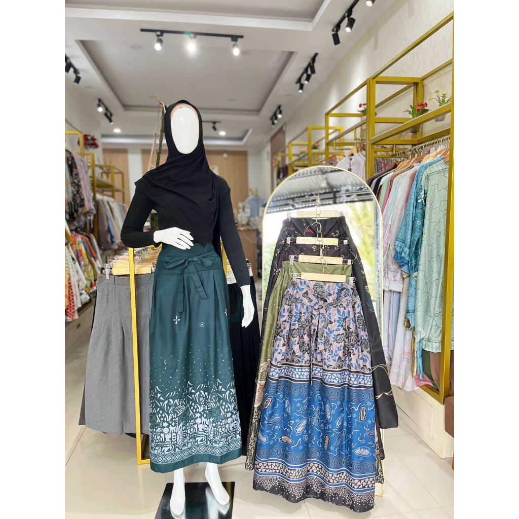 ROK BATIK PANJANG / ROK BATIK PAYUNG / ROK BATIK MUSLIMAH / ROK BATIK