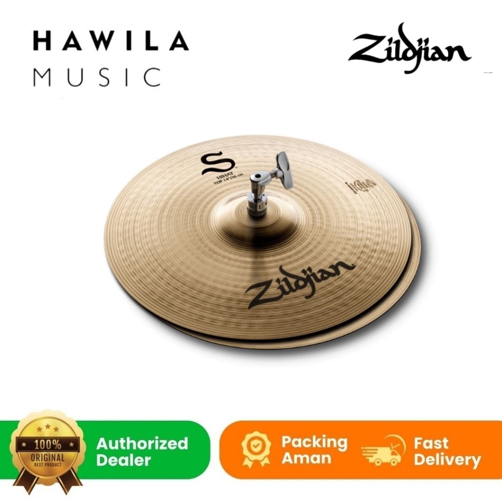 Cymbal hihat ZILDJIAN S mastersound hihat 14 inch 36 cm