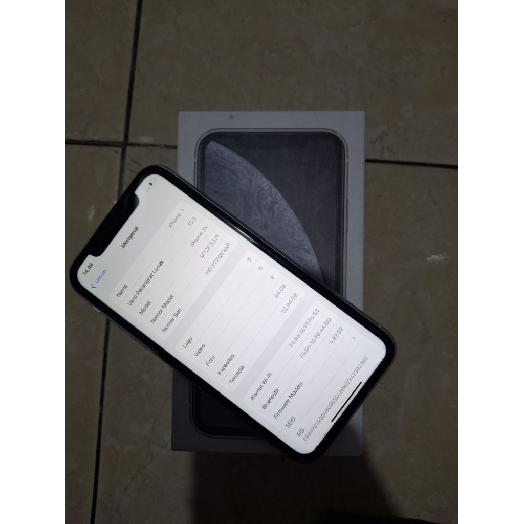 Iphone XR white 64gb