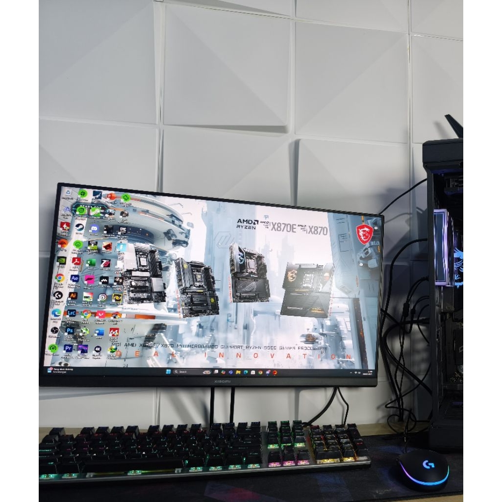 Monitor Gaming Xiaomi G24i FullHD 180Hz Second Garansi Panjang