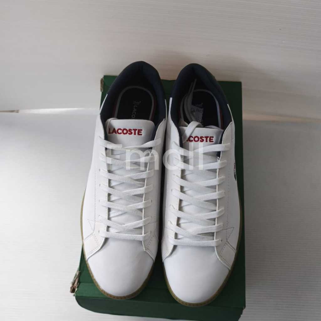 LCT8 Lacoste Original . warna white . sepatu tali sneaker