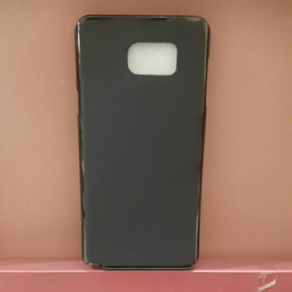 Softcase Silikon Case Hitam Samsung Note 5