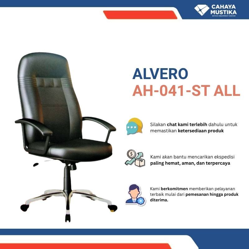 Kursi Direktur/Kursi Direktur Kantor/Kursi Direktur Import/Kursi Direktur Mewah Alvero AH-041-STALL