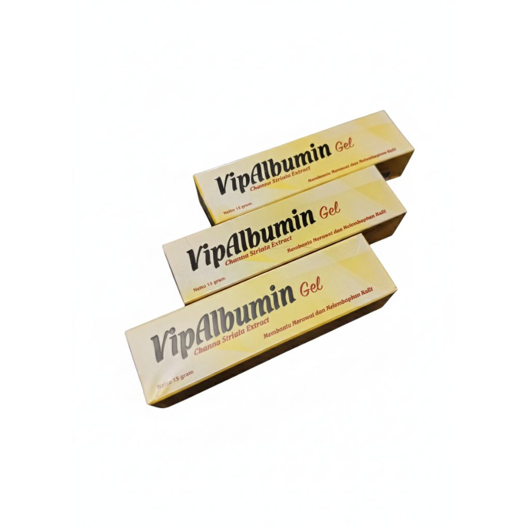 Vipalbumin Gel salep perawatan luka ekstrak ikan gabus