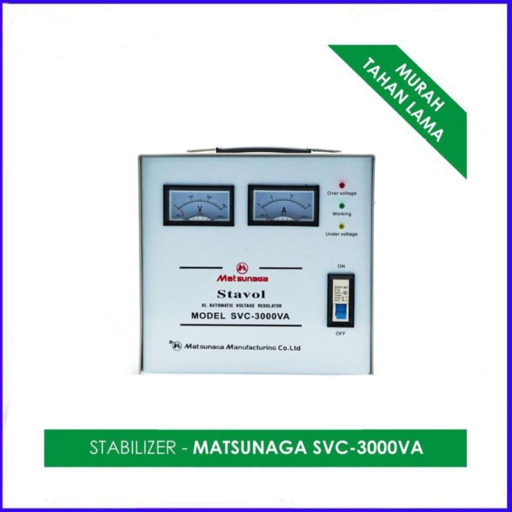 Stabilizer matsunaga 3000Watt 3000 Watt 3000W SVC 3000