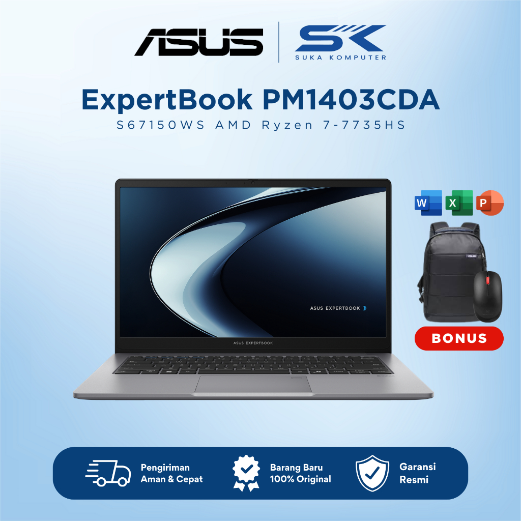 Asus Expertbook P1 PM1403CDA-S67150WS/Ryzen 7-7735HS/16GB/512GB SSD/W11+OHS