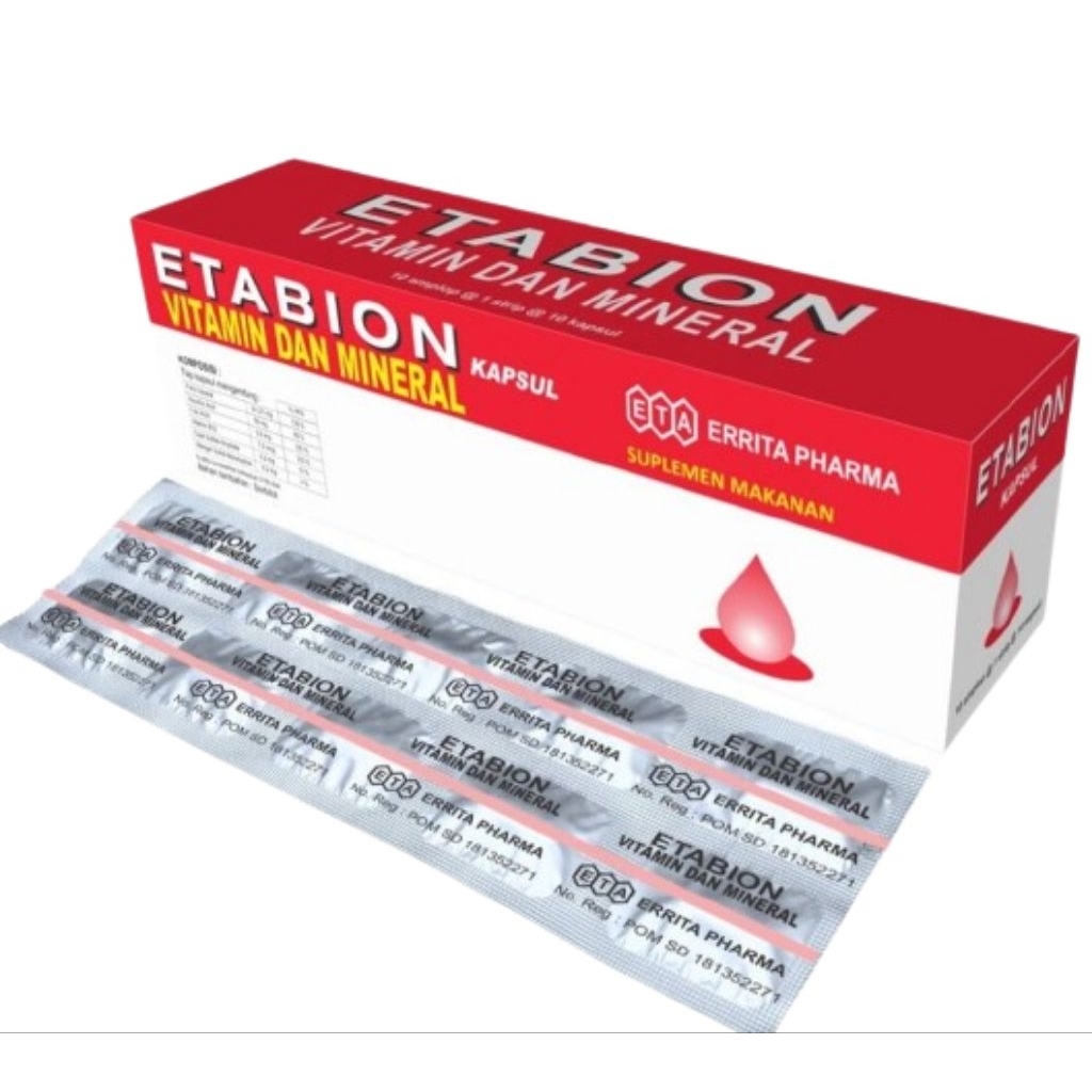 Etabion Kapsul Vitamin Dan Mineral