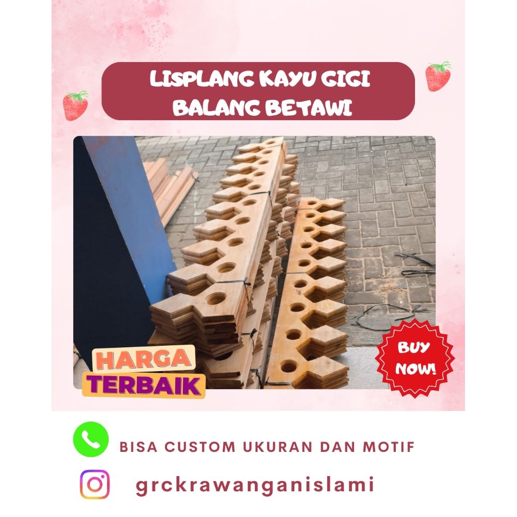 Jual Lisplang Grc Motif Betawi Terbaru di Indonesia