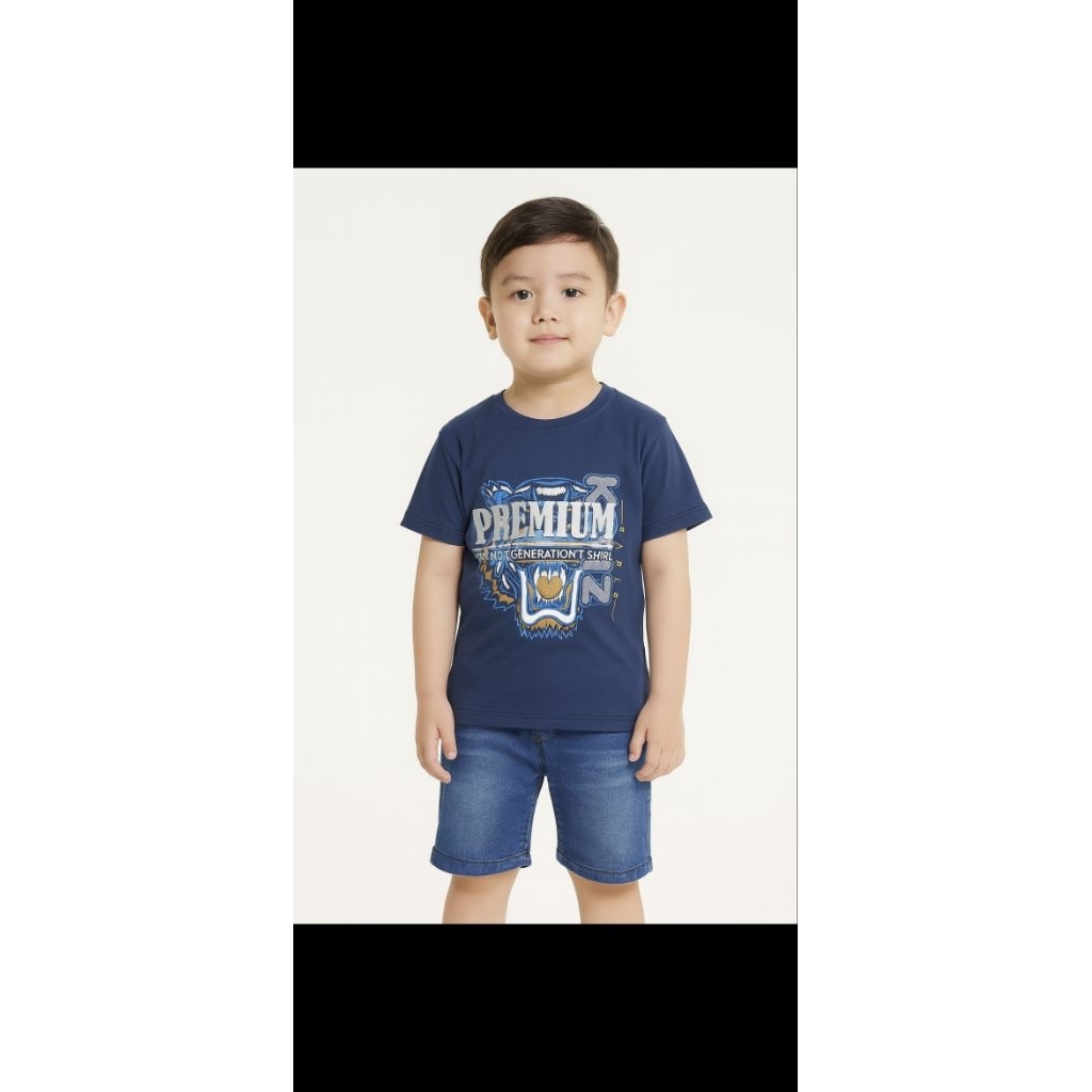 ORIGINAL PREMIUM Set jeans pendek premium anak laki-laki usia 3-8 tahun