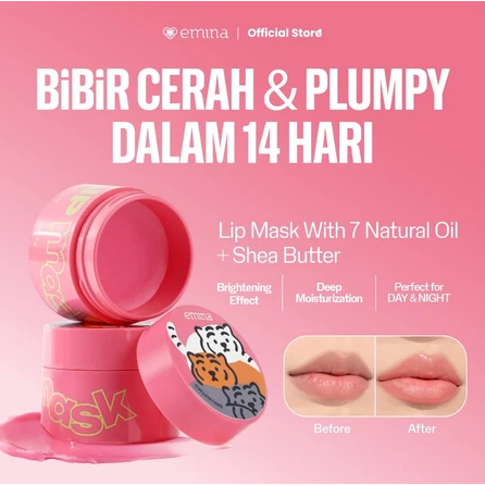 Emina Lip Mask Watermelon 9 gr