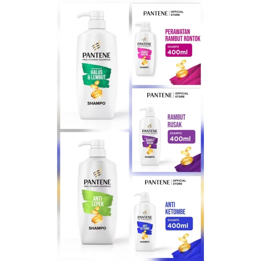 Pantene shampoo 400ml