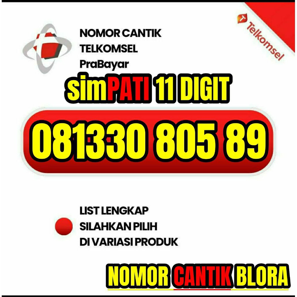 Nomor Cantik Telkomsel - Nomor Cantik Simpati - Nomor Cantik Telkomsel Simpati - Nomer Cantik Telkom