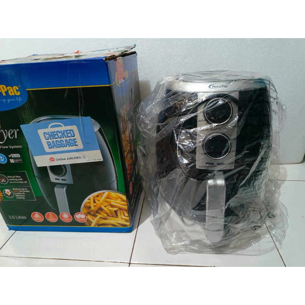 AIR FRYER POWERPAC PPAF608 B 3,5L SECOND