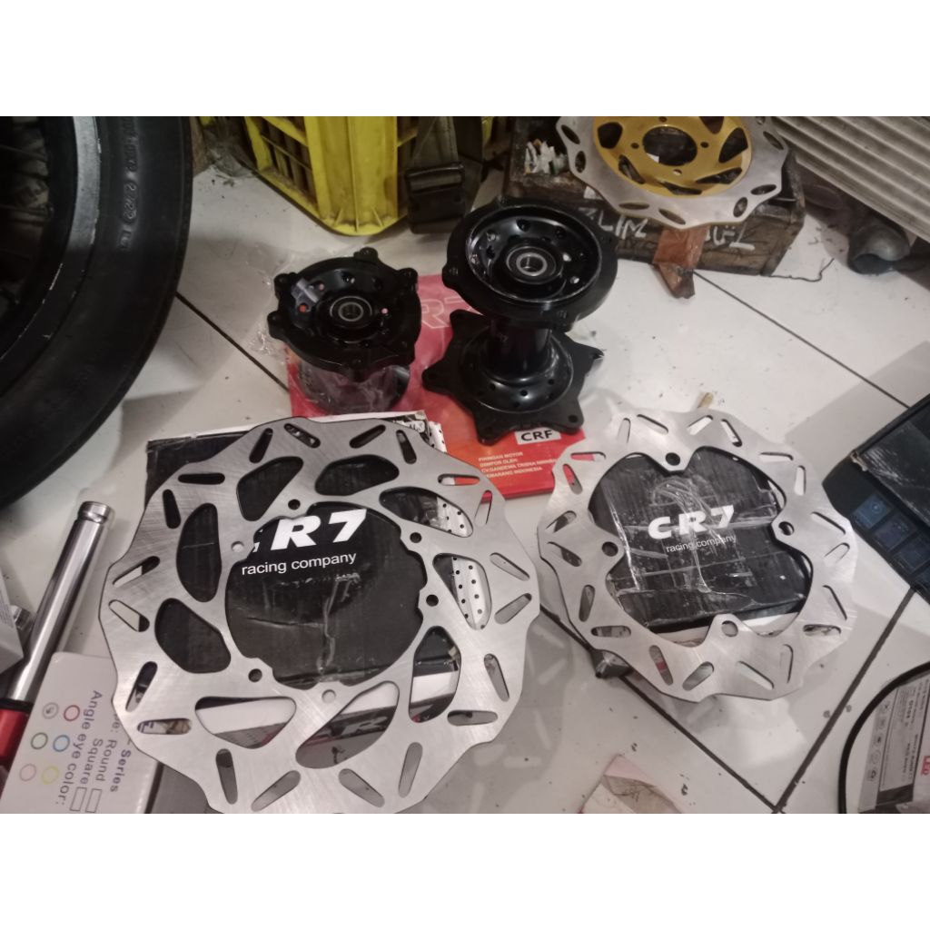 tromol crf full set piringan crf hole 36 full cnc tromol crf cnc