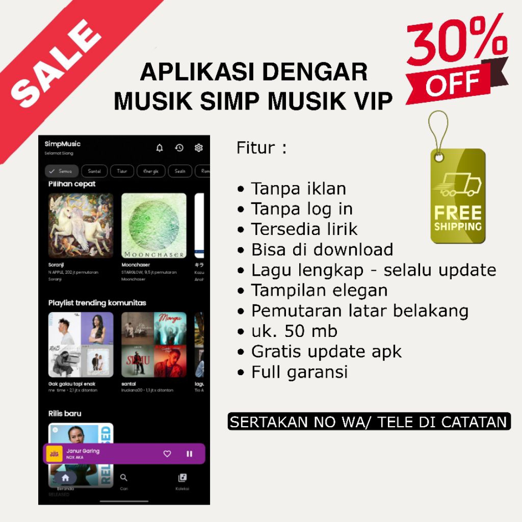 Sofware M-usik Vip