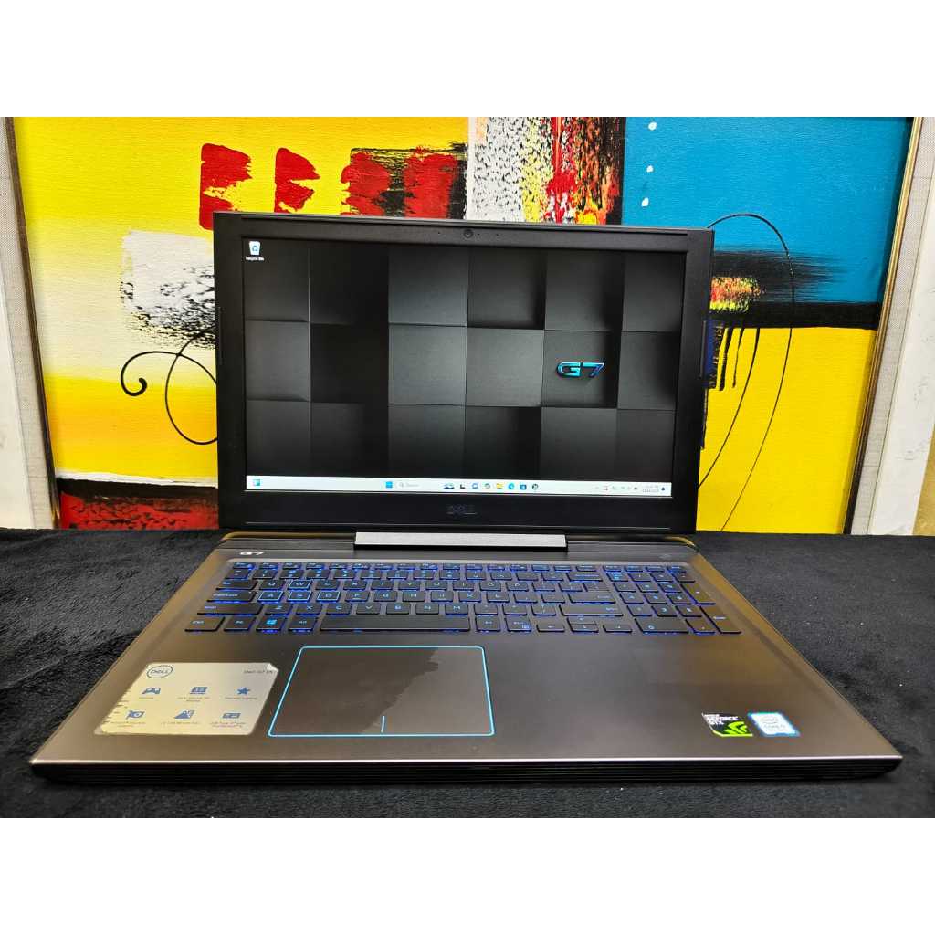 Laptop Gaming Dell G7 7588 Core i7 8750H GTX 1050Ti Mulus