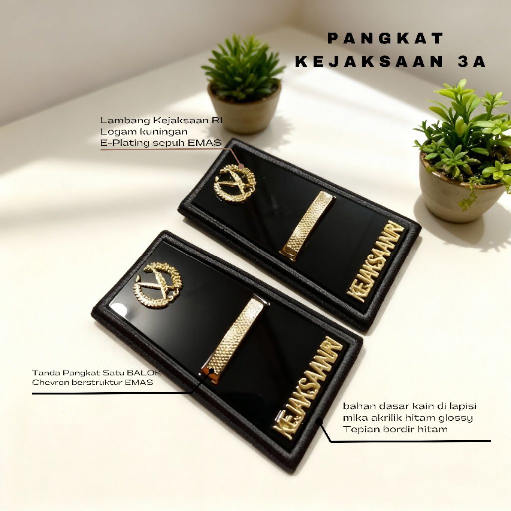 PANGKAT KEJAKSAAN 3A PANGKAT JAKSA 3A FORMAL ELEGAN