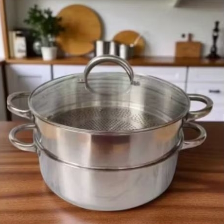 TERMURAHHH Panci Kukus Steamer Supra 40cm stainless steel