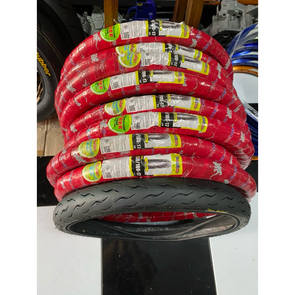 ban vee rubber gekko star 50/100 free ban dalam