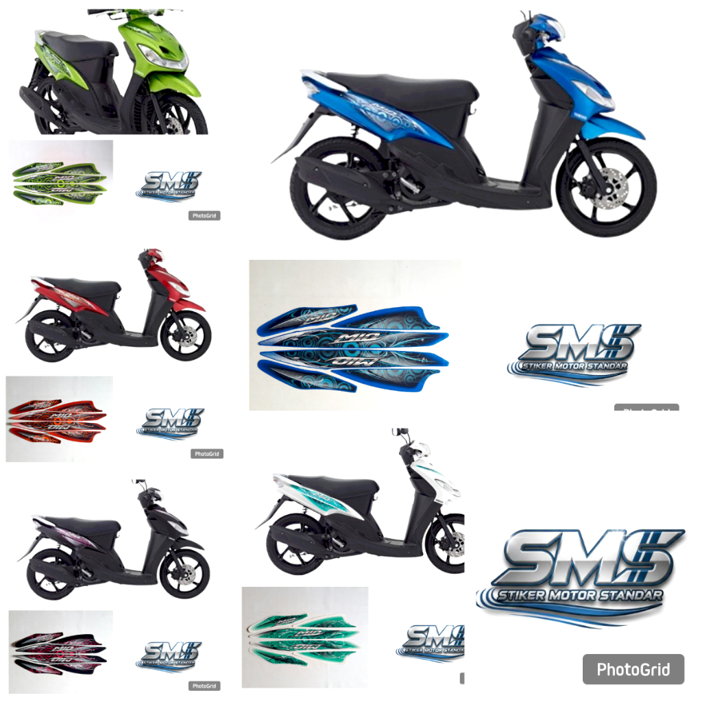 stiker striping lis les body motor yamaha mio sporty 2011 2012 mio smile