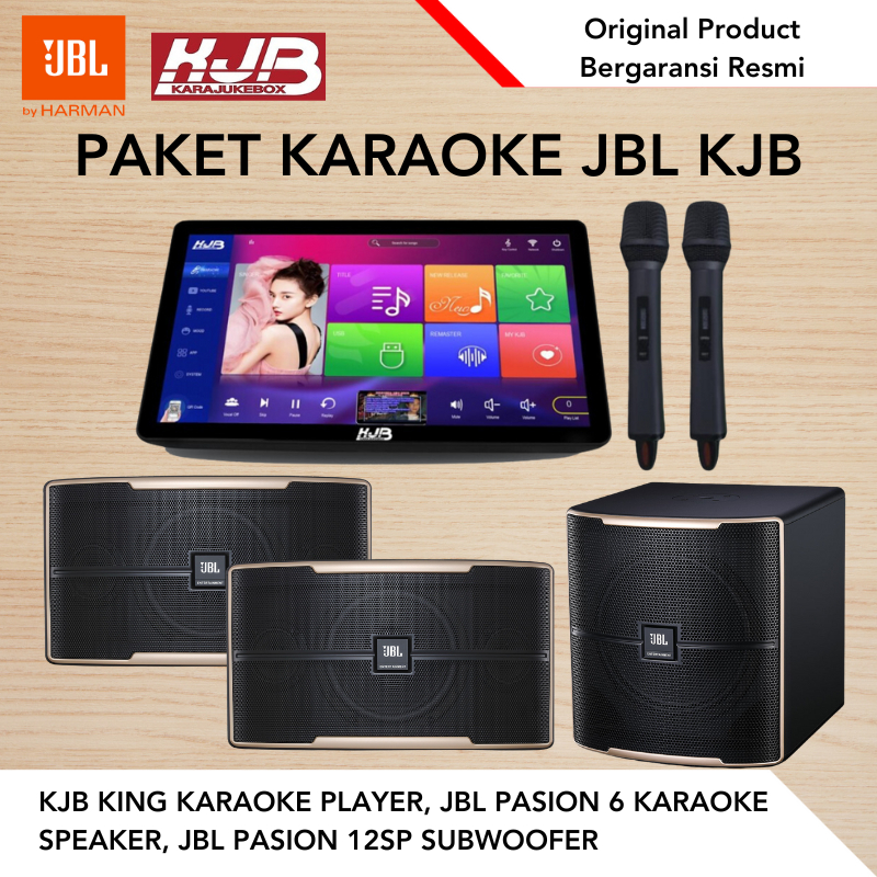 Paket Karaoke JBL Pasion 6 Karaoke Speaker JBL Pasion 12SP Karaoke Subwoofer