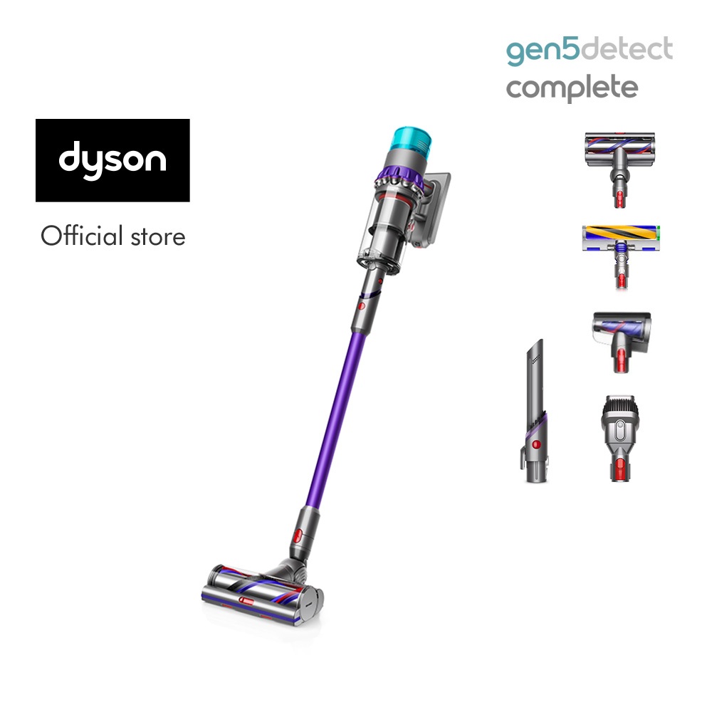 Dyson Gen5 Detect ™ Complete Vacuum Cleaner (Iron/Purple) - Penyedot Debu