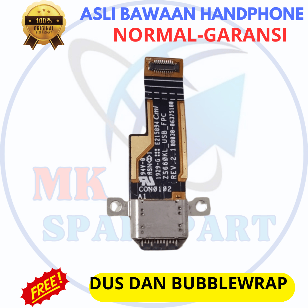 Flexible charger hp Asus rog phone 2 - asli original copotan cabutan bawaan