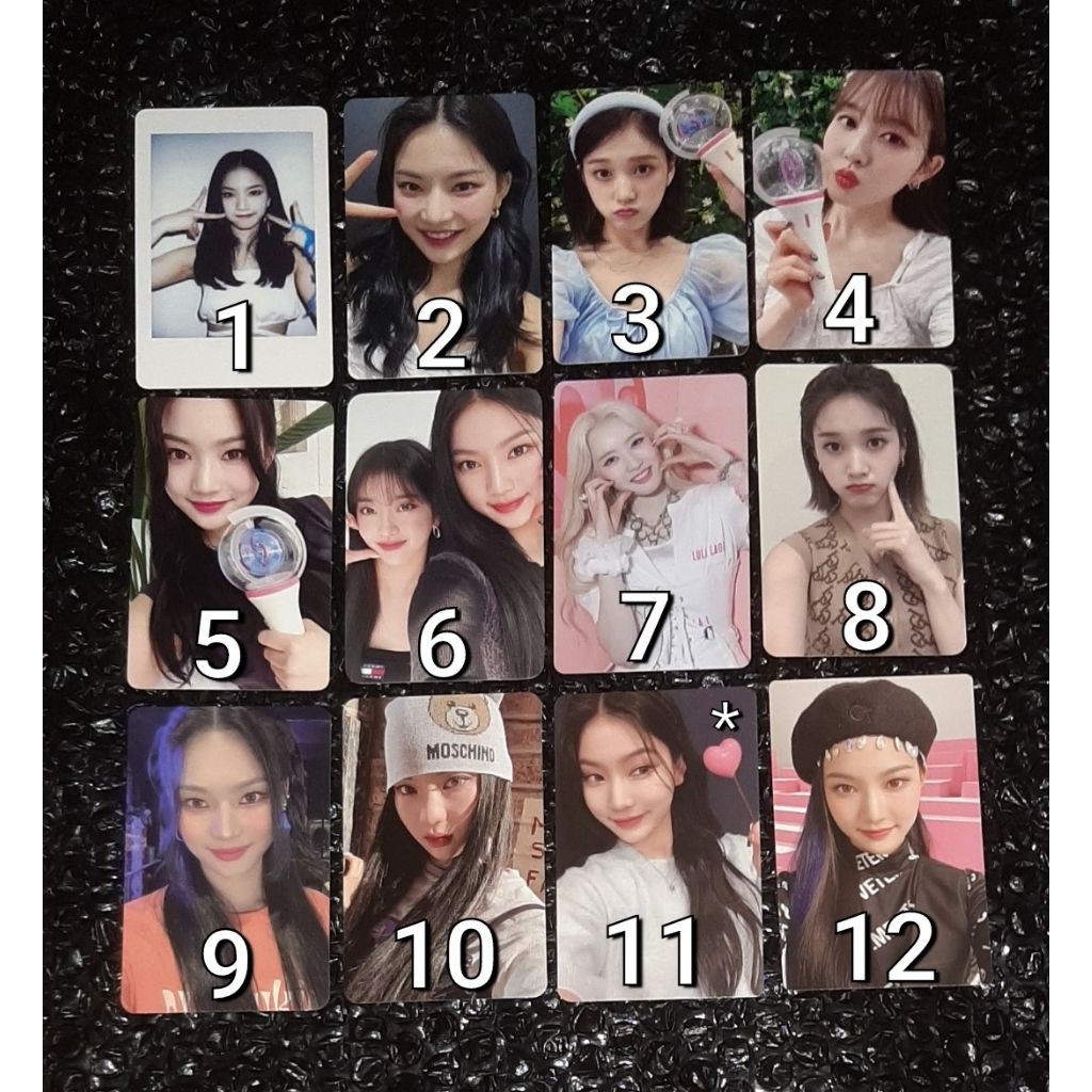PC PHOTOCARD STAYC ISA J SIEUN WE NEED LOVE WITHMUU LUCKY DRAW STAY COOL PARTY ECO BAG LIGHTSTICK YO